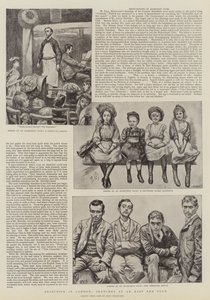 In London, sketches at an East End Club